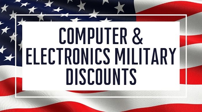 Computer and Electronics Military Discounts